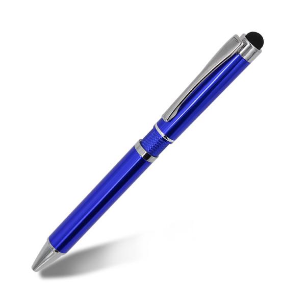 Business Office 2 in 1 Touch Screen Ballpoint Pen Stylus Pen With Laser Engraving Logo