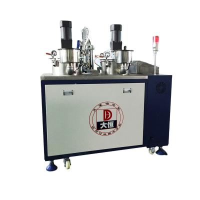 Bomba de engrenagem controlada por PLC AB Máquina de enchimento de potes de cola de silicone e resina epóxi de dois componentes