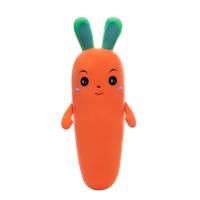 La zanahoria lavable de la emulación del super suave rellenó el juguete vegetal de la felpa del juguete OEM/oDM