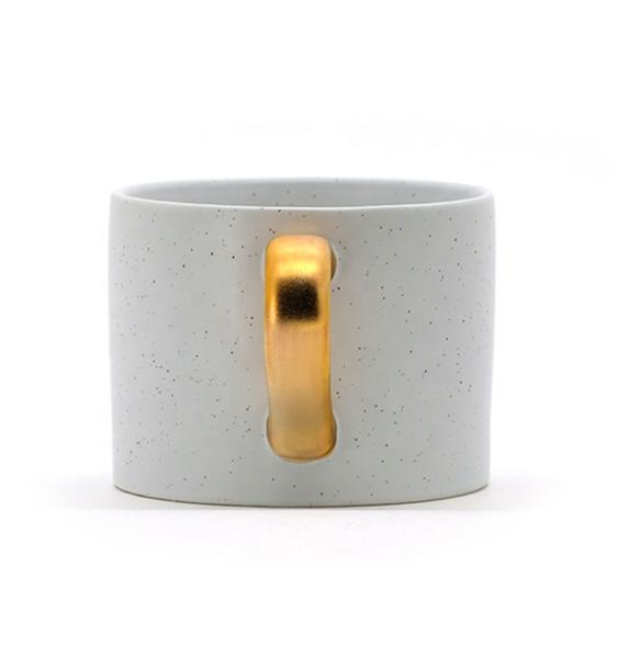 Taça Branca Manopla de Ouro Mochila de Mãe Taça de Cerâmica Taça de Café Para o Dia das Mães Taça Fazer Chá
