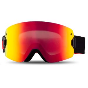 Adult Magnetic Ski Goggles with Replaceable Lens, Cylindrical Double-Layer Anti