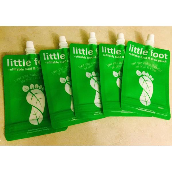 Liquid Plastic Packaging Bags For Drinking / Spout Pouch Packaging