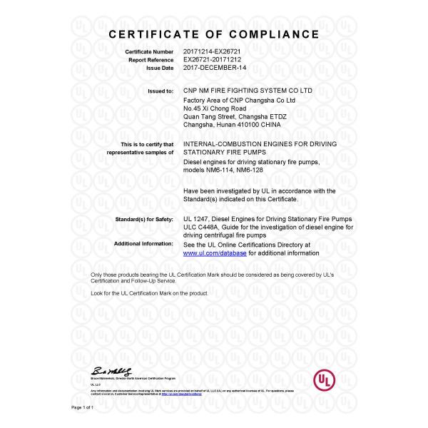 La regadera diesel modificada para requisitos particulares del fuego bombea/las bombas de lucha contra el fuego de alta presión rojas