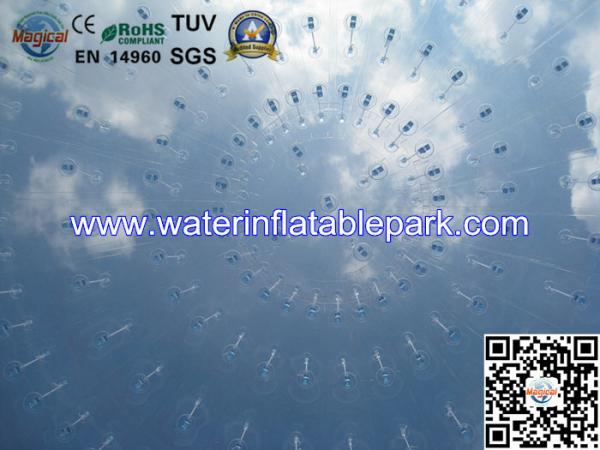 0.8mm Transparent PVC Inflatable Bubble Tent / Airtight Clear Dome Tent For Party