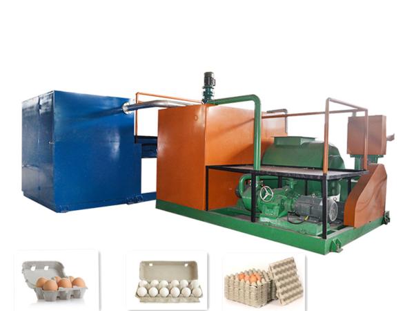 自動回転式紙卵皿機 パルプ鋳造機 2000pcs/h アルミニウム模具