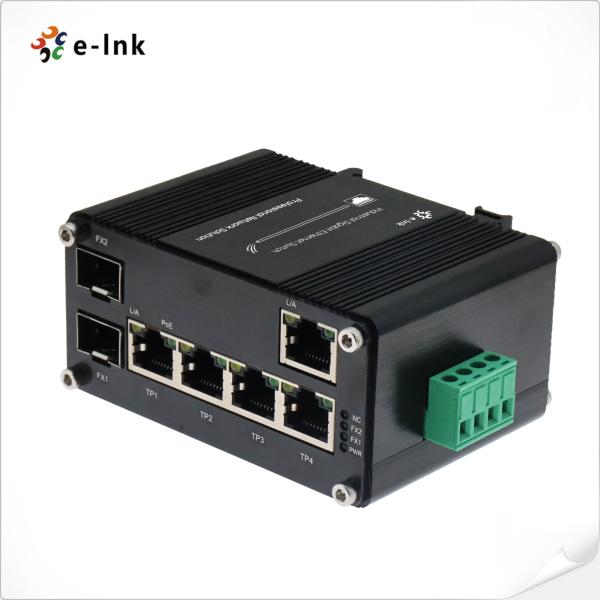 5-Port actionné par PoE industriel commutateur d'Ethernet de 10/100/1000T + de 2-Port 100/1000X SFP avec la fonction émulation de PoE
