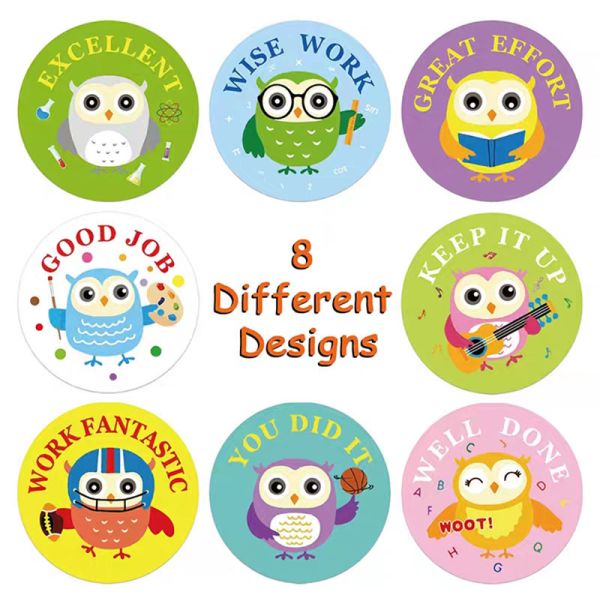 Cute Animals Motivational Personalised Teacher Stickers For Reward Encourage Students
