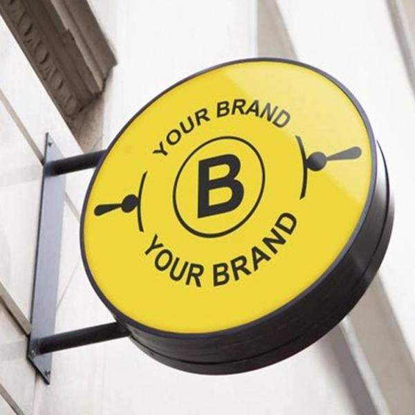 ODM OEM держателя флага Signage светлой коробки толщины 50-200mm изготовленный на заказ