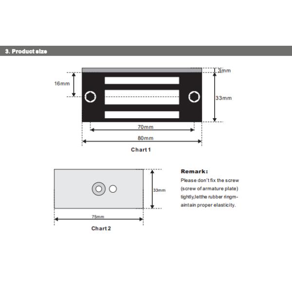 Display Cabinet 60KG 120LBS DC12V Electric Magnetic Lock