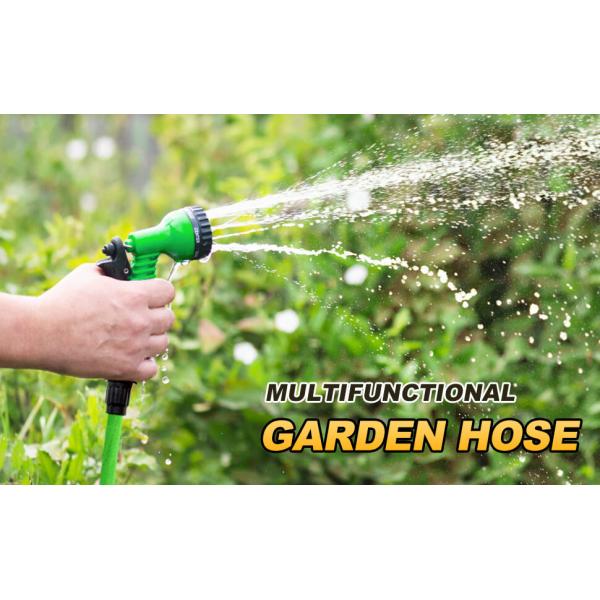 Garden Hose Reel Type Water Hose 25-250FT Expandable Magic Watering with High Pressure