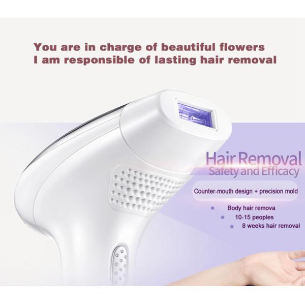 White ABS IPL Permanent Hair Removal Laser Machine 500000 Times Laser Flash