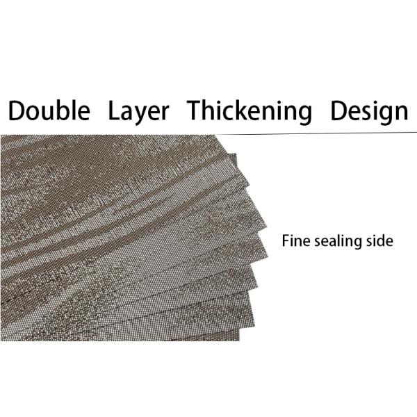 Настраиваемый логотип Приемлемый квадратный пластиковый стираемые ПВХ плацематы для украшения стола