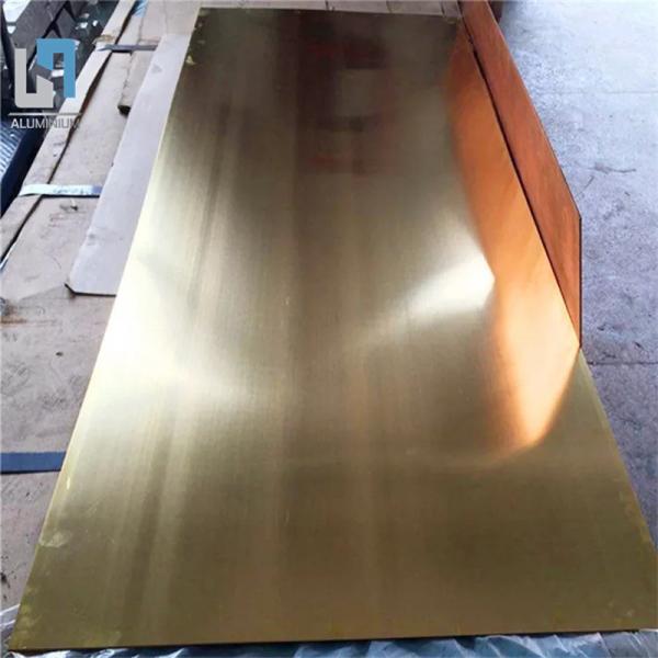H65 4x8 Copper Sheet 0.5mm Thickness With Mill Sand Blast Surface