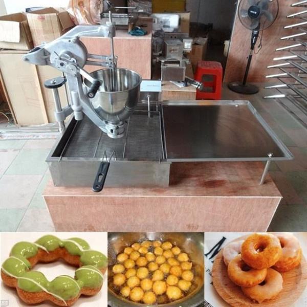Electric Gas Doughnut Making Machine Easy Operation Donut Making Machine