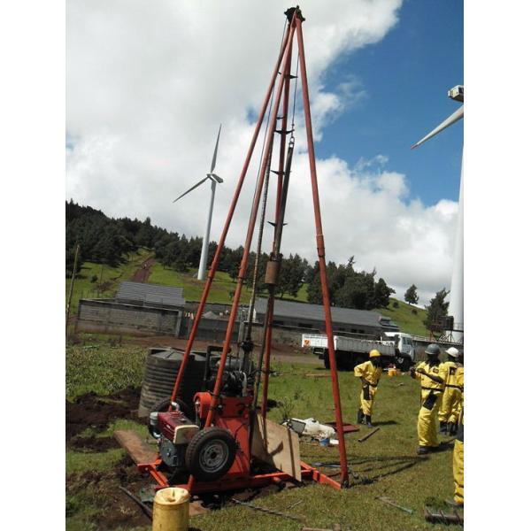 Rotary Engineering Mining Drill Rig For Borehole Core Drilling Multiple Revolving Speed