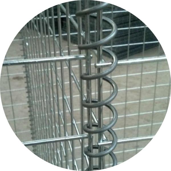 Шестиугольная цинковая пейзажная каменная клетка 200x100x50 сварная габионная корзина