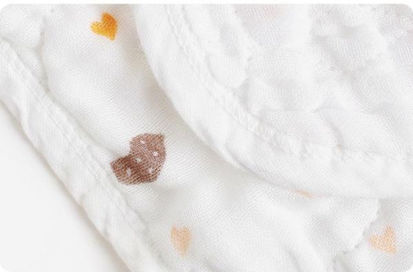 Thick Crepe Printed Gauze Fabric 175X135 Six Layers Organic Cotton Gauze Blanket