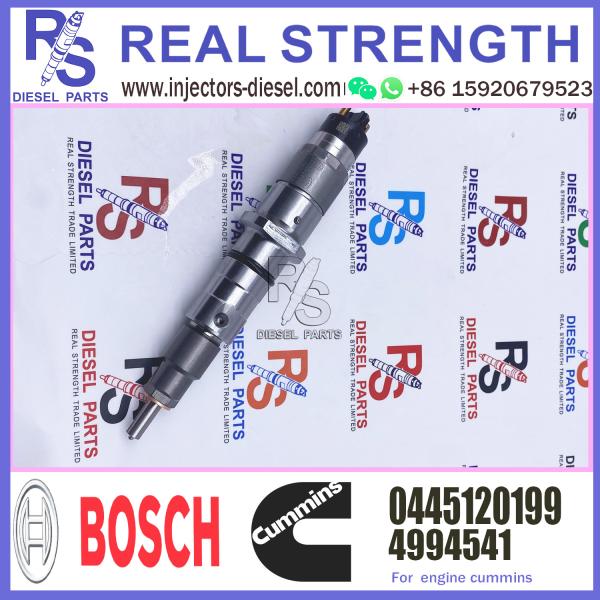 Diesel Engine Common Rail Assembly Diesel Fuel Injector 0445120199 For Bosh 4994541
