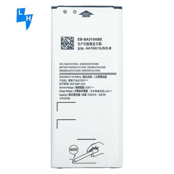 OEM EB-BA310ABE A3 2016 A310 A3100 Bateria móvel para Samsung Galaxy A310 2300mAh recarregável