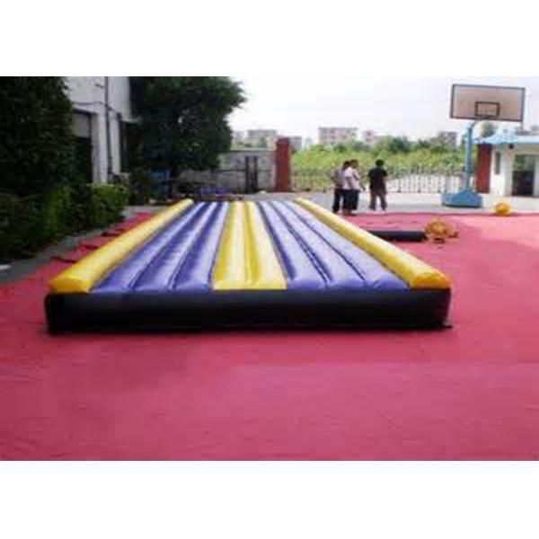 EN14960 Durable Inflatable Air Tumbling Track / Trampoline Tumble Track