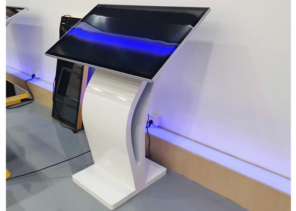 IR PCAP Touch LCD Advertising Display Screen 400cd/M2 Free Standing Digital Signage
