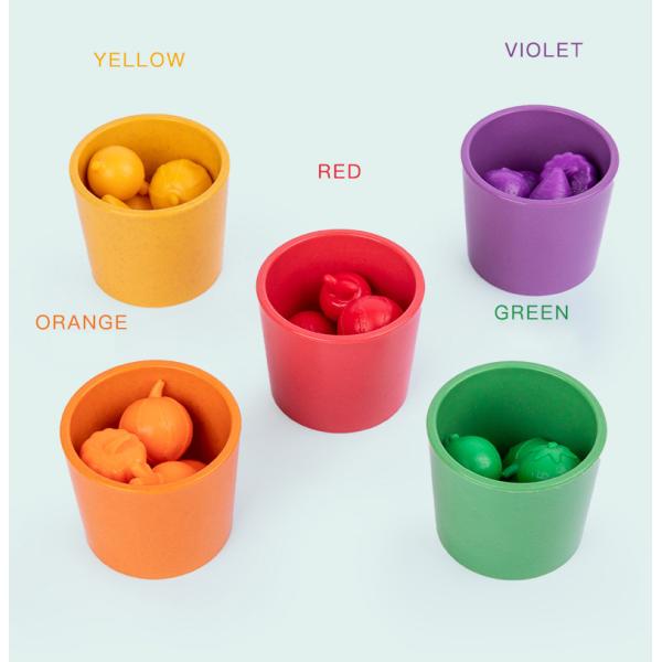 Simulate Farm Kids Wooden Toys Fruits Vegetables Harvest Grow Toys