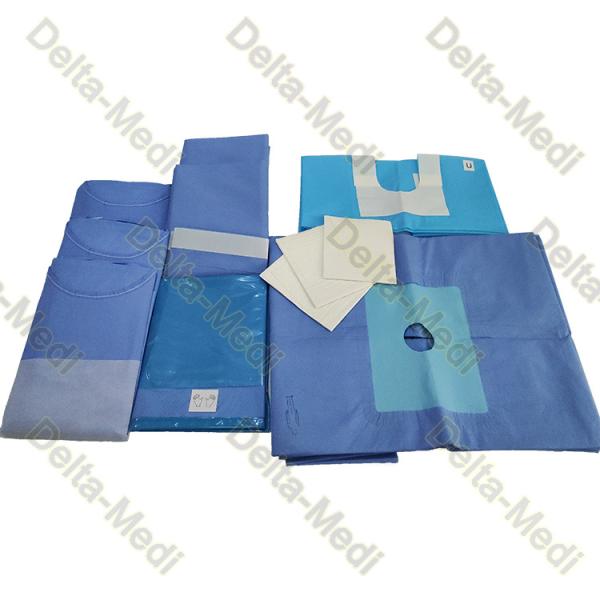 Reinforced SBPP PE Blue Disposable Surgical Packs For Lower Extremity