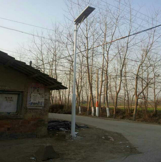 12W All in One LED Solar Street Light With Battery And CE RoHS Certified