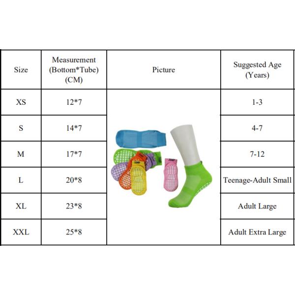 Jacquard Pattern Kids Indoor Jump Trampoline Grip Socks Non Slip For Elderly