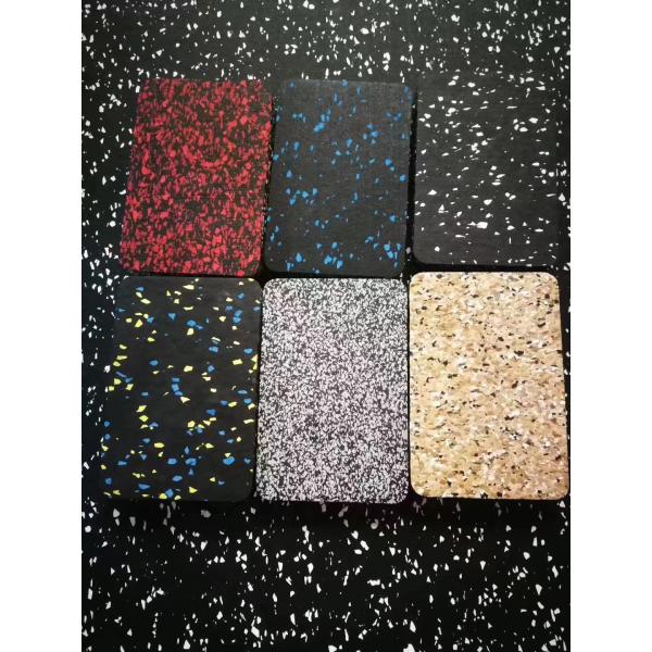Gender-Neutral Rubber Flooring Mat for Strength Training at Home Gym Accessories