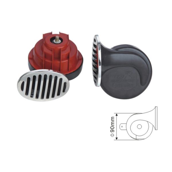 EST1003H Red Universal Car Boat Truck Snail Siren Electric Horn 510Hz 110DB Dia 90mm 3.7A