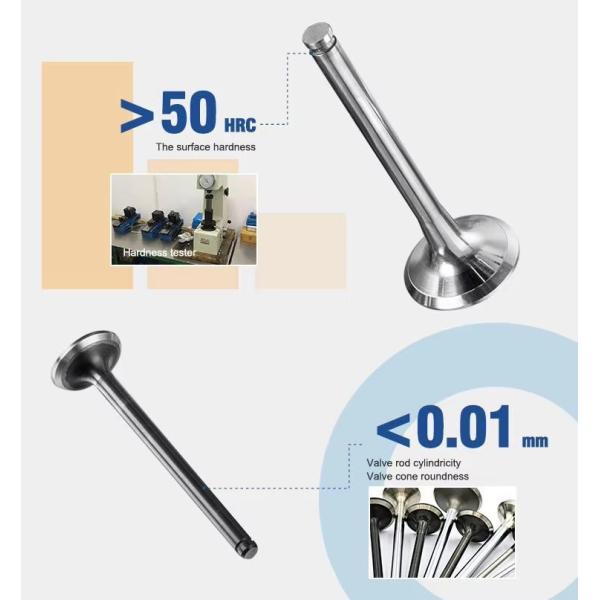 Toyota Inlet And Exhaust Valve Wear Resistant For 2L Engine 1371154020 1371554040