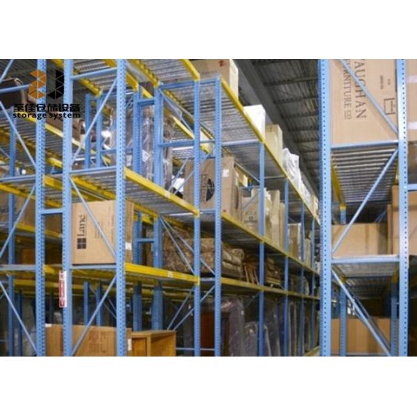 Estante de almacenamiento de acero laminado en frío de uso medio Estantes de paletas de almacén de varios niveles