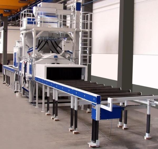 Sa2.5 Roller Conveyor Abrasive Blasting Equipment
