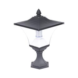 Die Cast Aluminium 30W Solar Pillar Light Garage Fence Decoration post lamp