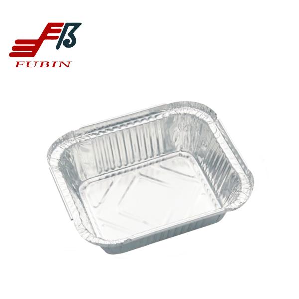 450ml Catering Food Pack Aluminum Foil Container Dish Smoothwall