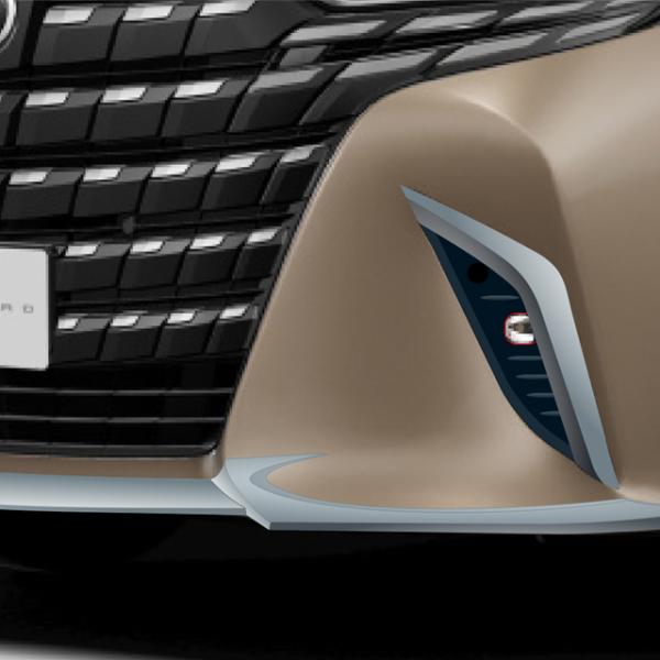 18-24 8th Gen Toyota Camry Front Lip Bumper Rear Bumper Decorative Strip Angle Protection Strip