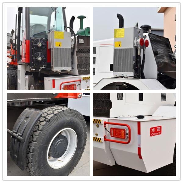 Auto Feeding Mobile Concrete Mixer Truck With Hydraulic Tank For 24 Hours Working