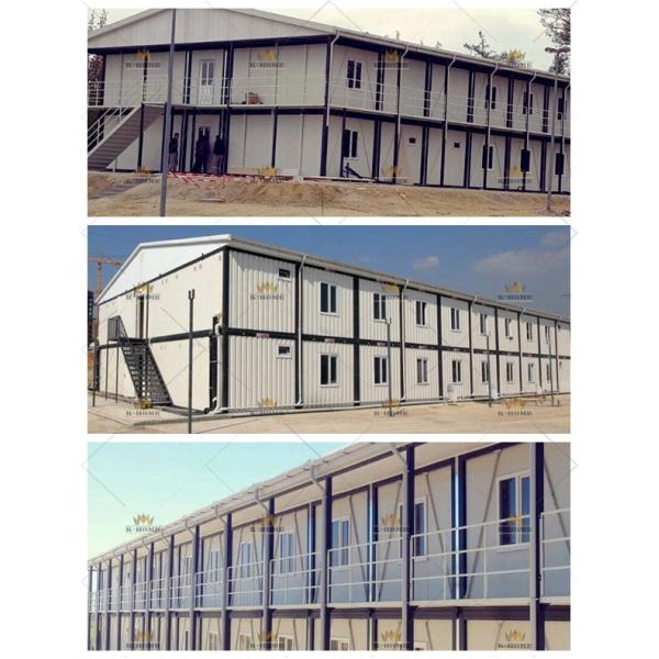 Зданий Prefab дом контейнера 2 рассказа модульный как лагерь