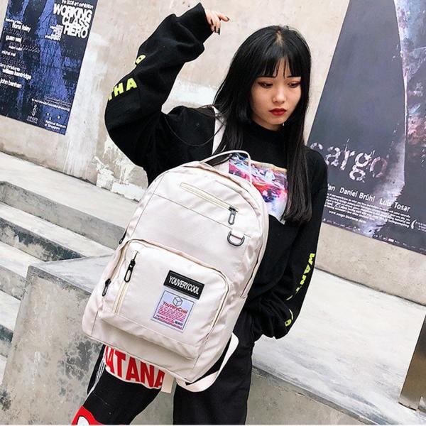 Summer 2018 new cool style color checkerboard backpack handbag school bag