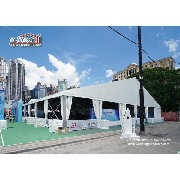 Aluminum PVC Festival Event Tent 850g/Sqm Double PVC - Coated Polyester Textile Roof
