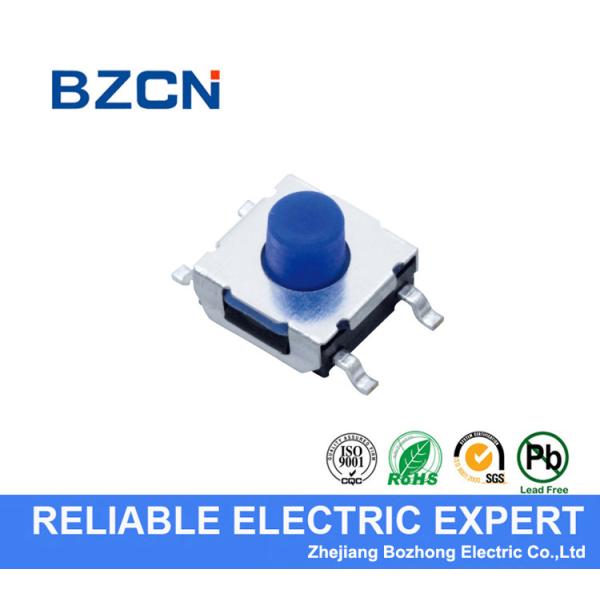 4 Pin Terminal Mini Momentary Push Button Switch , 6X6 mm Tactile Switch