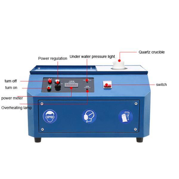 Jewelry Refining Small Industrial Melting Furnace 8.5kw Platinum Melting Furnace