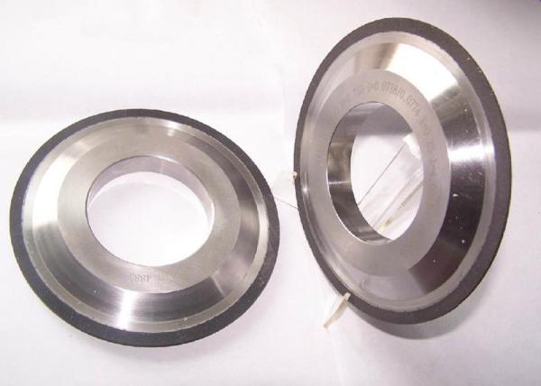 14A1R Shape CBN Vitrified Bond Grinding Wheel Pump Rotor Slot 350mm Nickel