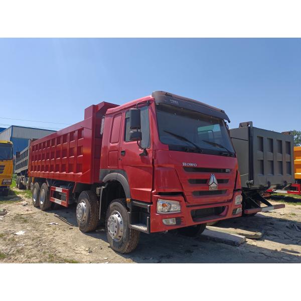 Sino Truck Manual Gearbox Howo Tipper Truck 12 Wheel Euro 3 RHD One Row And Sleeper