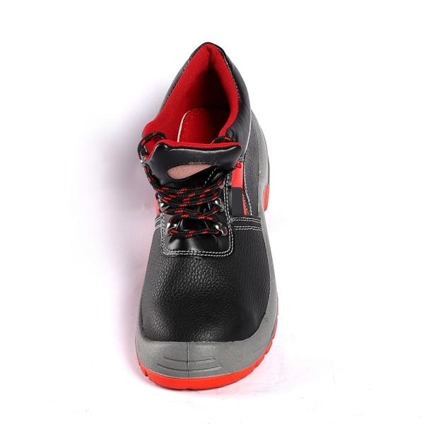Leather PU Wear Resistant Protective Protection Non Slip Steel Toe Shoes