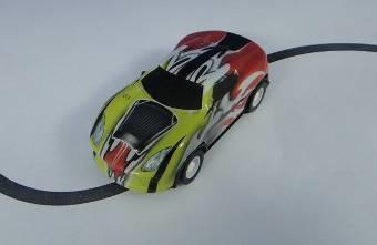 Small Educational Solar Car Toys Solar Energy Line Track Car For Playing