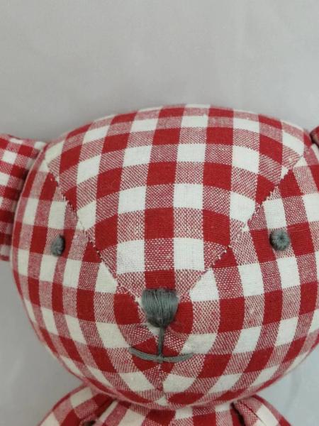 Polyester Fabric Teddy Bear Stuffed Plush Animal Toy Children Sleeping Doll Birthday Gift