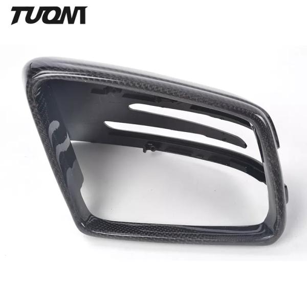 ABS Car Mirror Cover Carbon Fiber Side Rearview Mirror Cap For Mercedes Benz