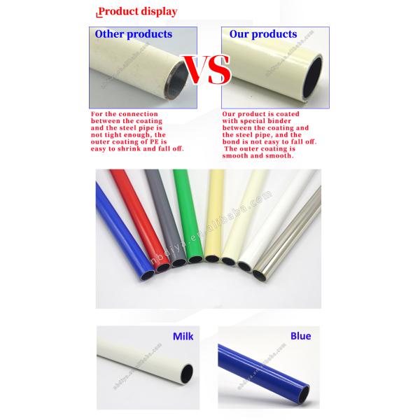 Прочная труба PE / ABS Покрытая металлическая труба для труб Совместная система Стеллажная система Рабочая скамейка Сборка ручная тележка Сборка с использованием